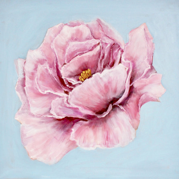 Peony Original Oil Painting 24" X 24"