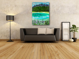 Mountain Lake Art Print