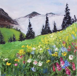 "Spring Mountain" Original Oil Painting