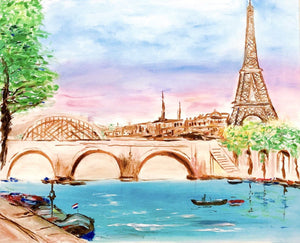 "Paris in Love" Art Print