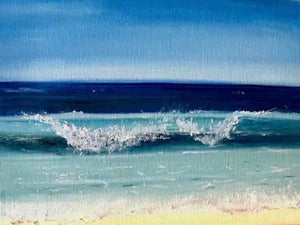 Ocean Wave Original Oi Painting