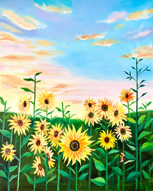 Sunflowers Original Oil Painting