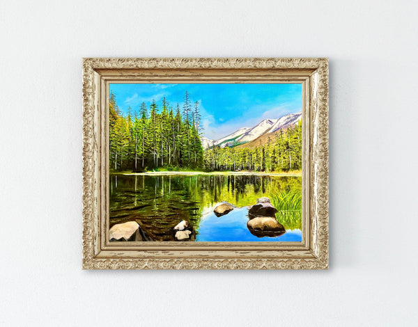 Lake Oil Painting