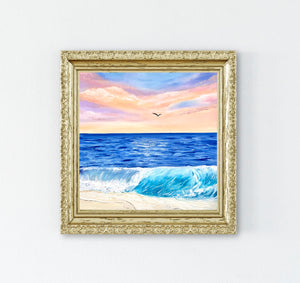 Ocean Blue Oil Painting