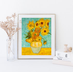 Sunflowers Vincent van Gogh Art Print