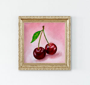 Cherry Love Oil Painting