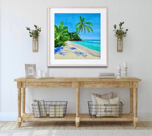 Under The Blue Sky Art Print