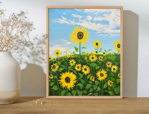 Sunflower Field Art Print