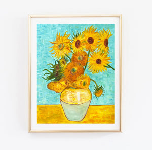 Sunflowers Vincent van Gogh Art Print