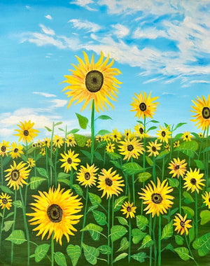 Sunflower Field Art Print