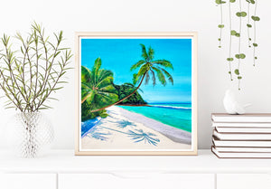 Under The Blue Sky Art Print